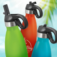 Mirage Powder Coated Vacuum Bottle (Flip Lid) image