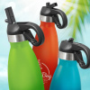 Mirage Powder Coated Vacuum Bottle (Flip Lid)