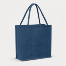 Monza Jute Tote Bag Colour Match+Dark Blue