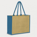 Modena Jute Tote Bag+Blue