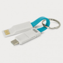 Electron 3 in 1 Charging Cable+Light Blue