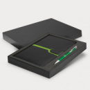 Andorra Notebook and Pen Gift Set+Bright Green