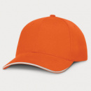 Swift Cap White Trim+Orange