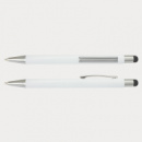 Lancer Stylus Pen White Barrel+Black