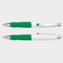 Turbo Pen White Barrel+Dark Green