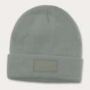 Everest Beanie with Patch+Light Grey