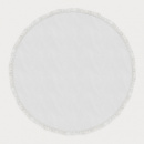 Mandala Beach Towel+White
