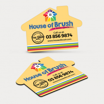 Fridge Magnet 70mm x 50mm (House Shape)