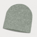 Nebraska Heather Cable Knit Beanie+Light Grey