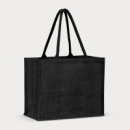 Torino Jute Tote Bag Colour Match+Black