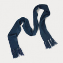 Nebraska Cable Knit Scarf+Navy