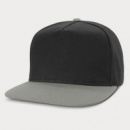 Crusade Contrast Flat Peak Cap+Light Grey