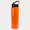 Amore 750mL Bottle Flip Straw Lid+Orange