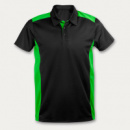 Apex Mens Polo+Bright Green