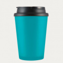 Aroma Coffee Cup Handle Lid+Teal