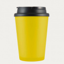 Aroma Coffee Cup Handle Lid+Yellow