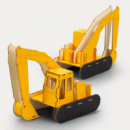 BRANDCRAFT Excavator Wooden Model+in use