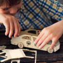 BRANDCRAFT Sedan Car Wooden Model+in use