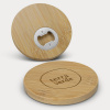 Bamboo Bottle Opener Coaster (Round)