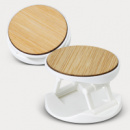 Bamboo Phone Holder+White