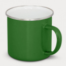 Bendigo Enamel Mug+Kelly Green