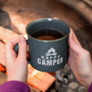 Bendigo Matte Enamel Mug+in use