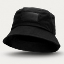 Bucket Hat with Patch+Black