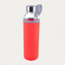 Capri Glass Bottle with Neoprene Sleeve+Red