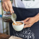 Carolina Denim Waist Apron+in use