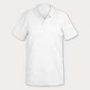 Carter Mens Polo+White