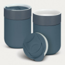 Chalice Ceramic Coffee Cup+Petrol Blue