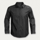 Chester Mens Denim Shirt+Black