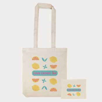 City Shopper Folding Calico Bag (LH)