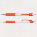 Cleo Pen White Barrels+Orange