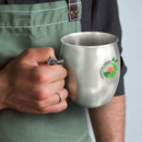 Cossack Mule Mug+in use