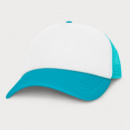 Cruise Mesh Cap White Front+Light Blue