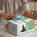 Die Cut Box with Locking Lid 225225113mm+in use