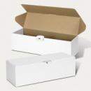 Die Cut Box with Locking Lid 395x115x115mm+White