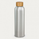 Eden Aluminium Bottle Bamboo Lid+Silver
