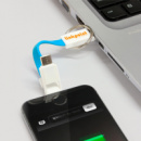 Electron 3 in 1 Charging Cable+in use