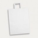 Extra Large Flat Handle Paper Bag Portrait+White
