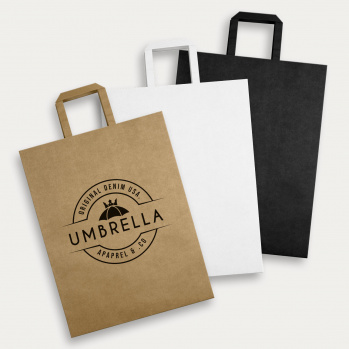 Extra Large Flat Handle Paper Bag (Portrait)