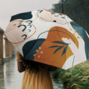 Full Colour Compact Umbrella+in use