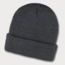 Galway Waffle Beanie+Charcoal