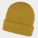 Galway Waffle Beanie+Mustard