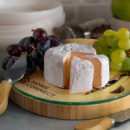 Glass Bamboo Cheese Board+in use