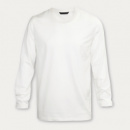 Harlow Mens Long Sleeve Crew+White