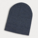 Heather Slouch Beanie+Navy