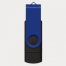 Helix 16GB Dual Flash Drive+Dark Blue