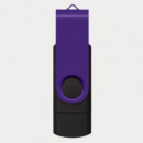 Helix 16GB Dual Flash Drive+Purple